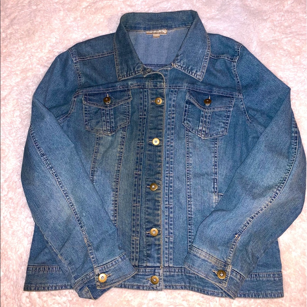 Dress Barn Blue Jean Jacket